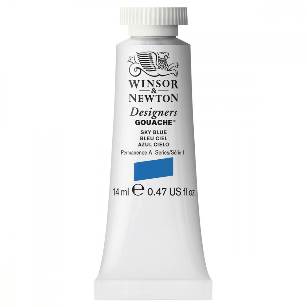 Tinta Guache Winsor & Newton Designers 14ml S1 621 Sky Blue